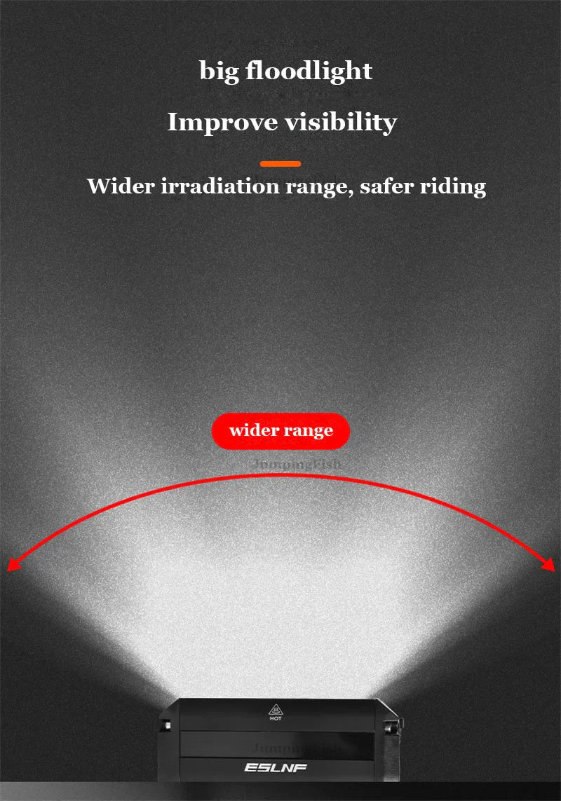 Fahrrad- und Rollerlicht 1800LM