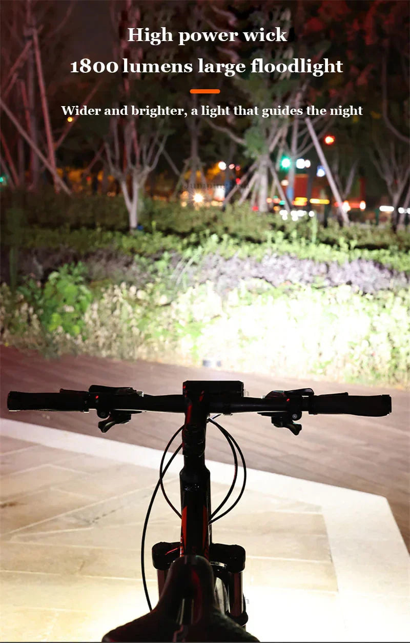 Fahrrad- und Rollerlicht 1800LM