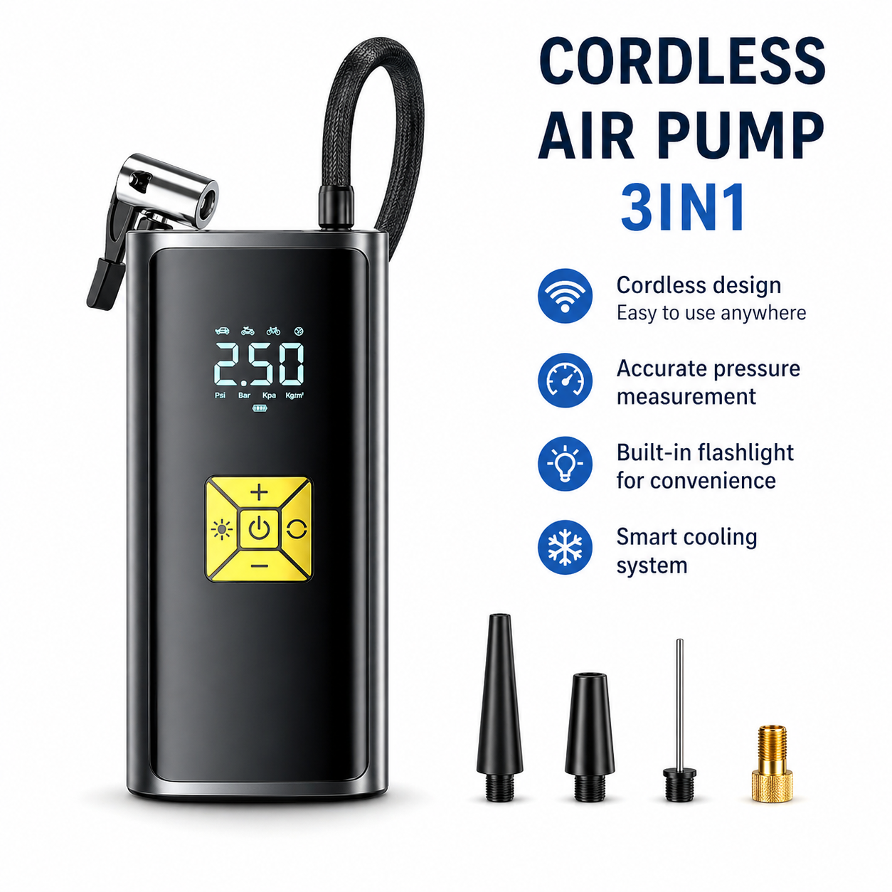 Wireless 3-in-1 Pump